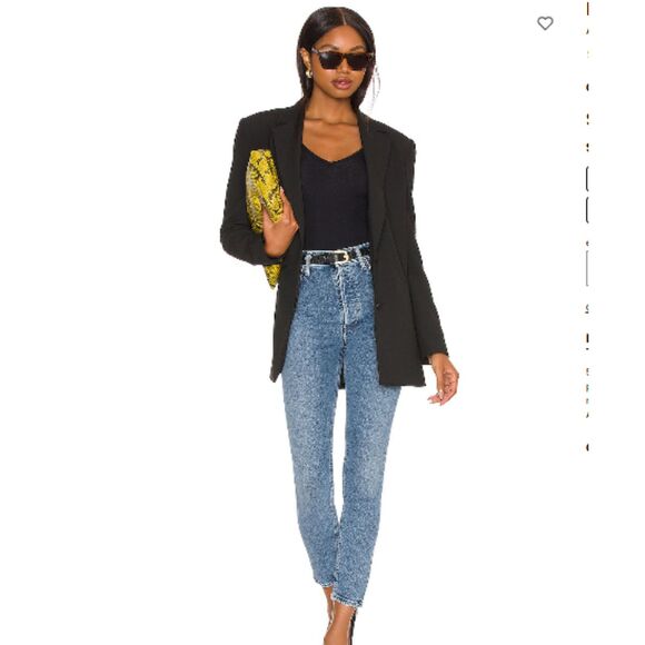 AGOLDE Nico Jeans Med Wash High Rise Straight Leg Button Fly 90's Style Sz 28 - Picture 2 of 9